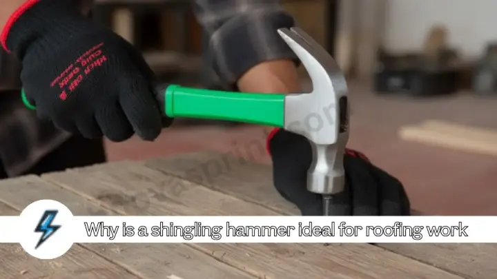 why is a shingling hammer ideal for roofing work